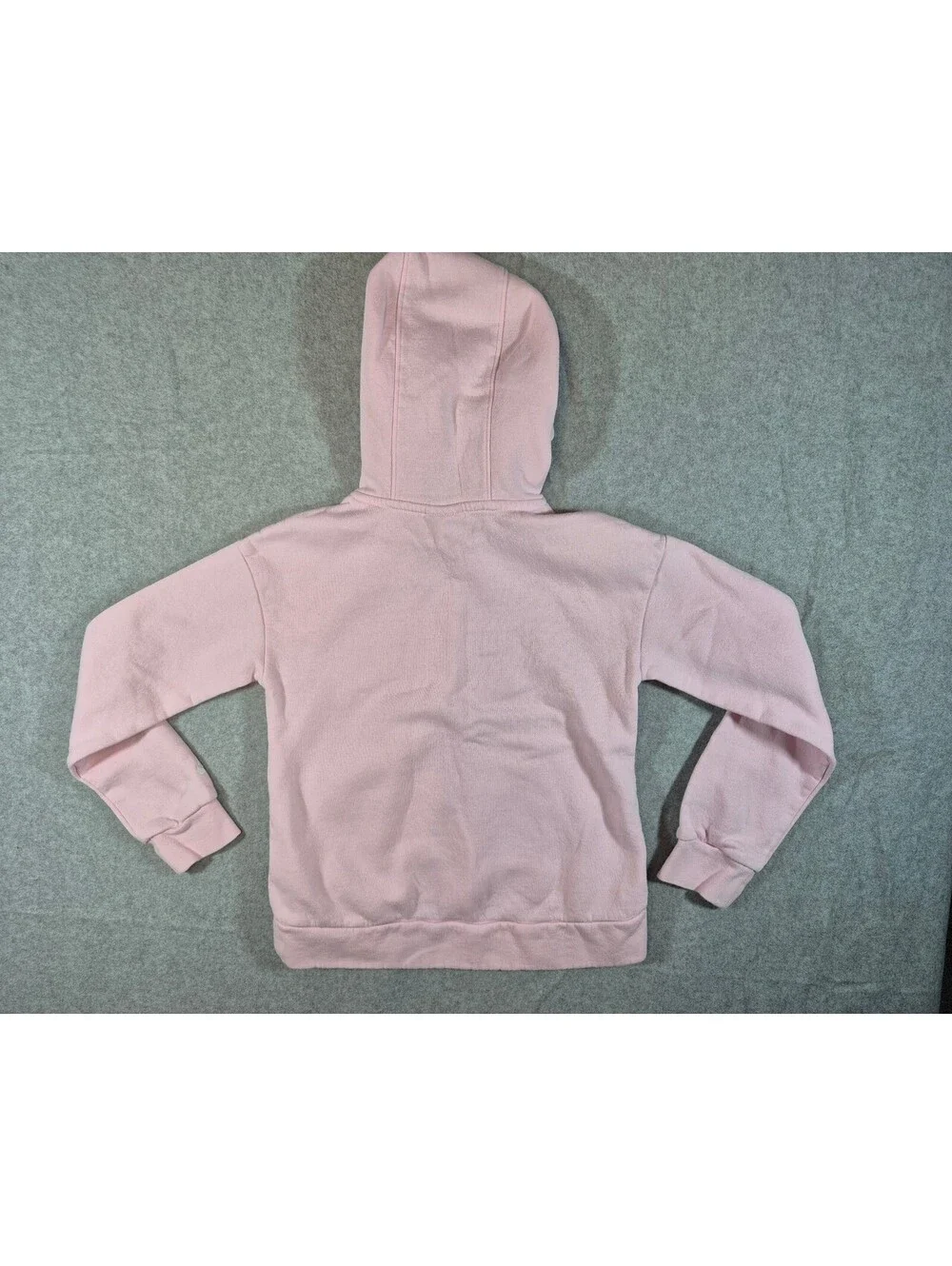Nike Girls Pink Fleece Pullover Hoodie Triple Swoosh Youth Medium NWOT
